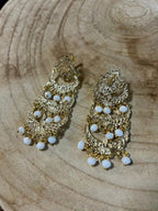 PRECOMMANDE Boucles d'oreilles traditionnelles blanc MAISON ZAYRINE