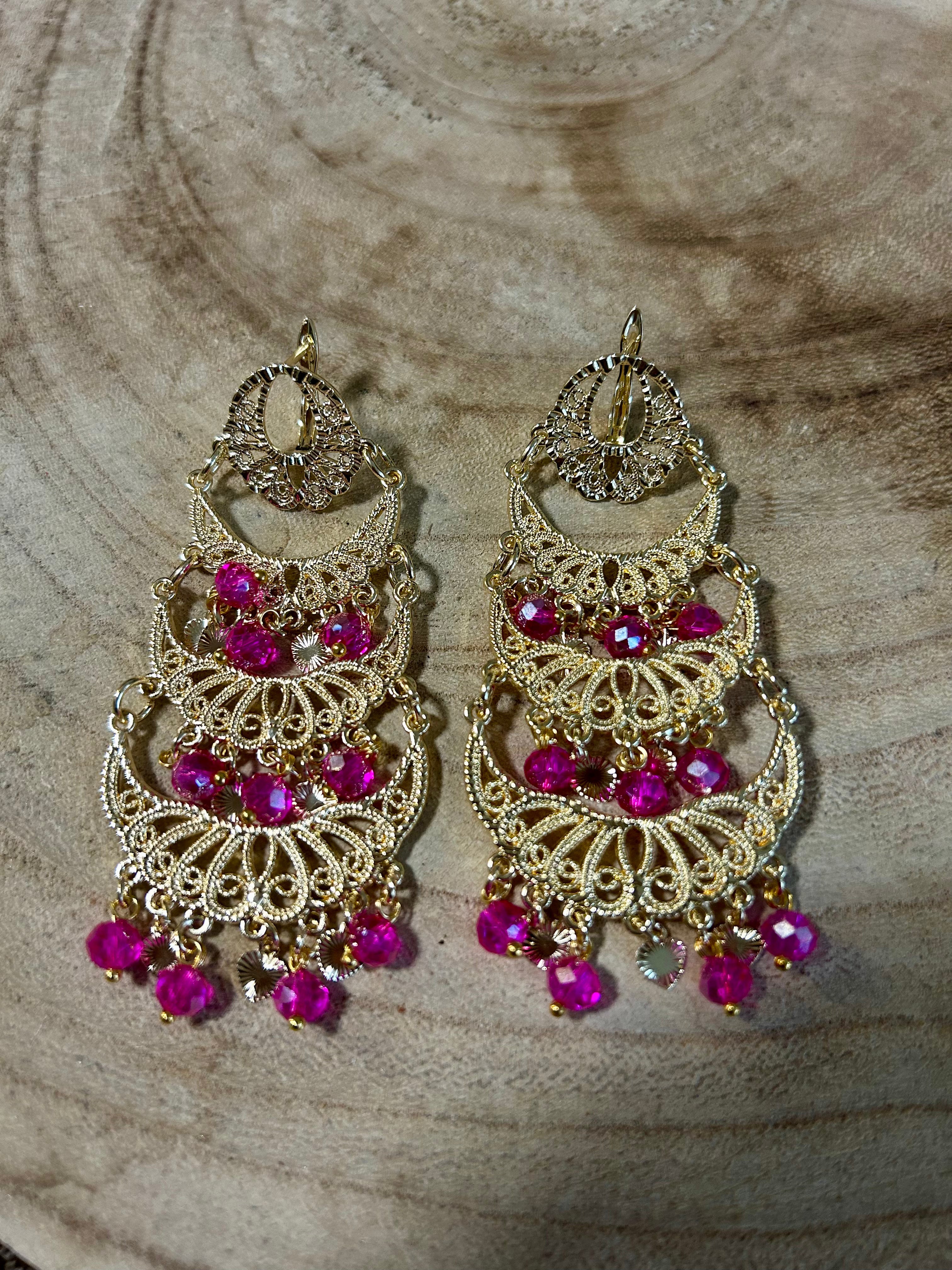 PRECOMMANDE Boucles d'oreilles traditionnelles blanc MAISON ZAYRINE