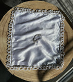PRECOMMANDE Mendil traditionnel algérois blanc perlé