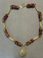 PRECOMMANDE SKRAB bijou traditionnel algerien bordeaux MAISON ZAYRINE