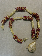 PRECOMMANDE SKRAB bijou traditionnel algerien bordeaux MAISON ZAYRINE