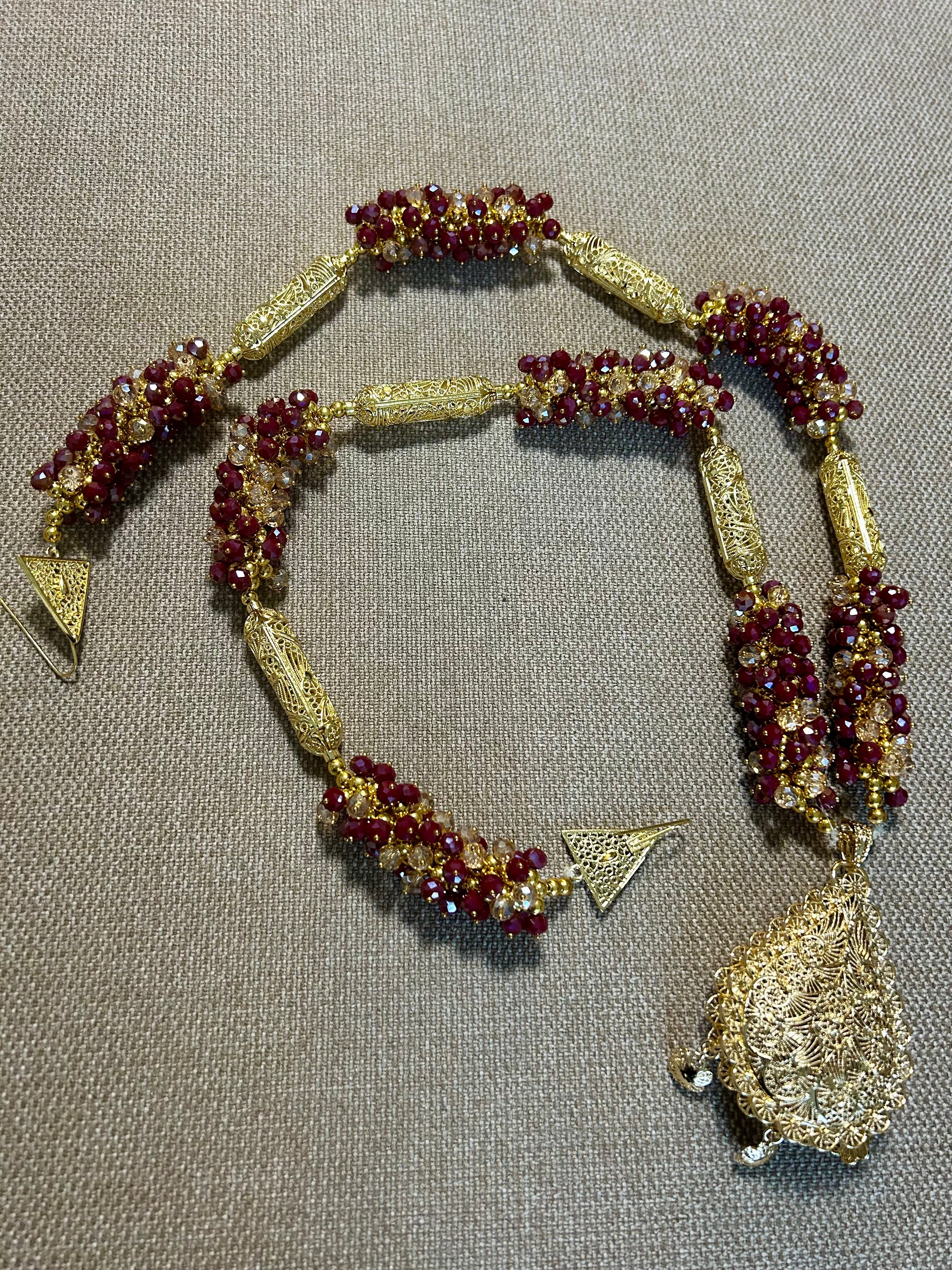 PRECOMMANDE SKRAB bijou traditionnel algerien miel MAISON ZAYRINE