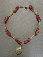 SKRAB bijou traditionnel algérien rose MAISON ZAYRINE