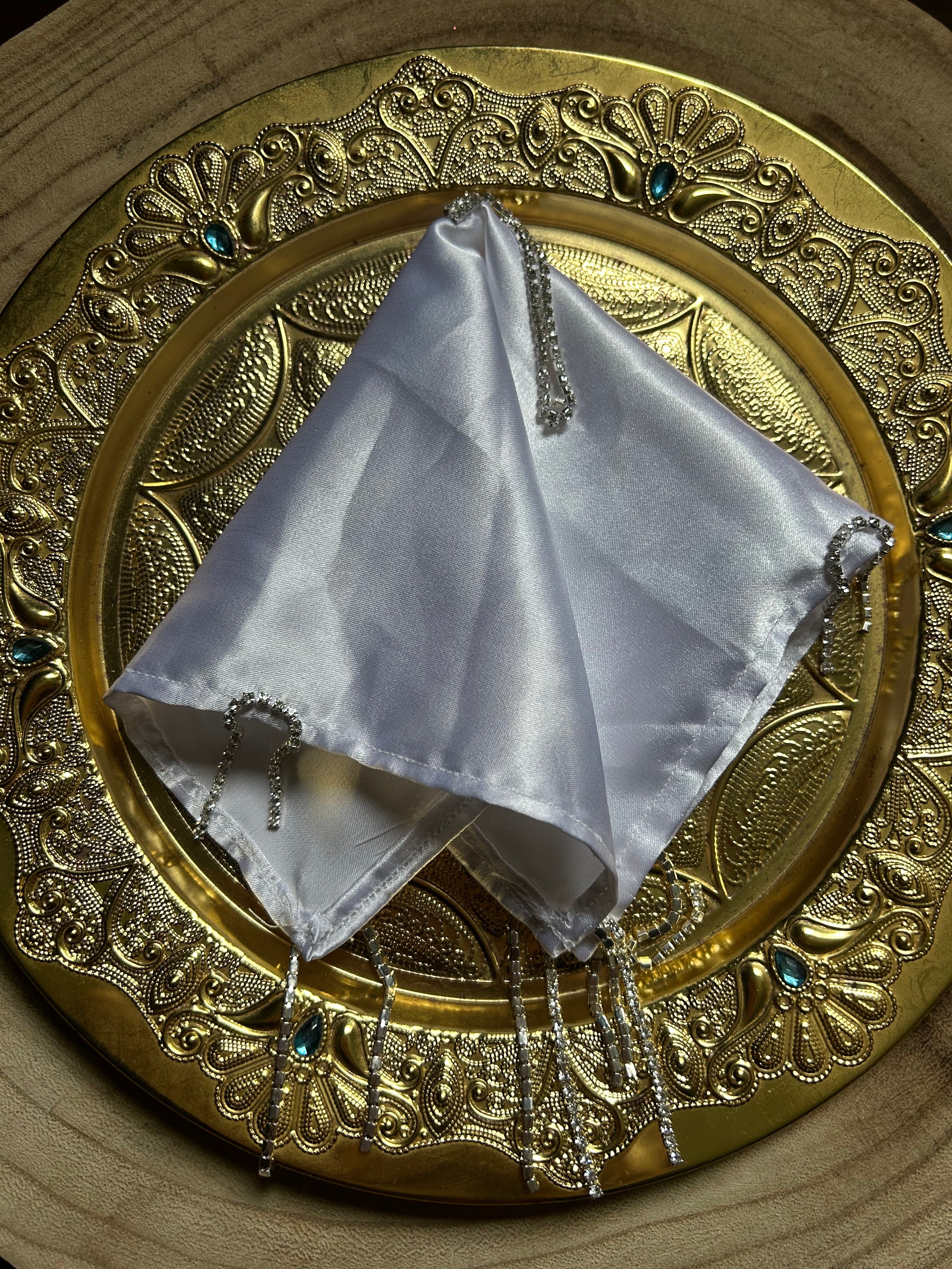 Mendil traditionnel algérois STRASS MAISON ZAYRINE