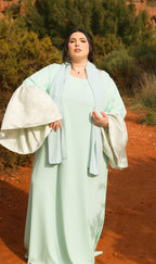 Abaya Eden Bleu