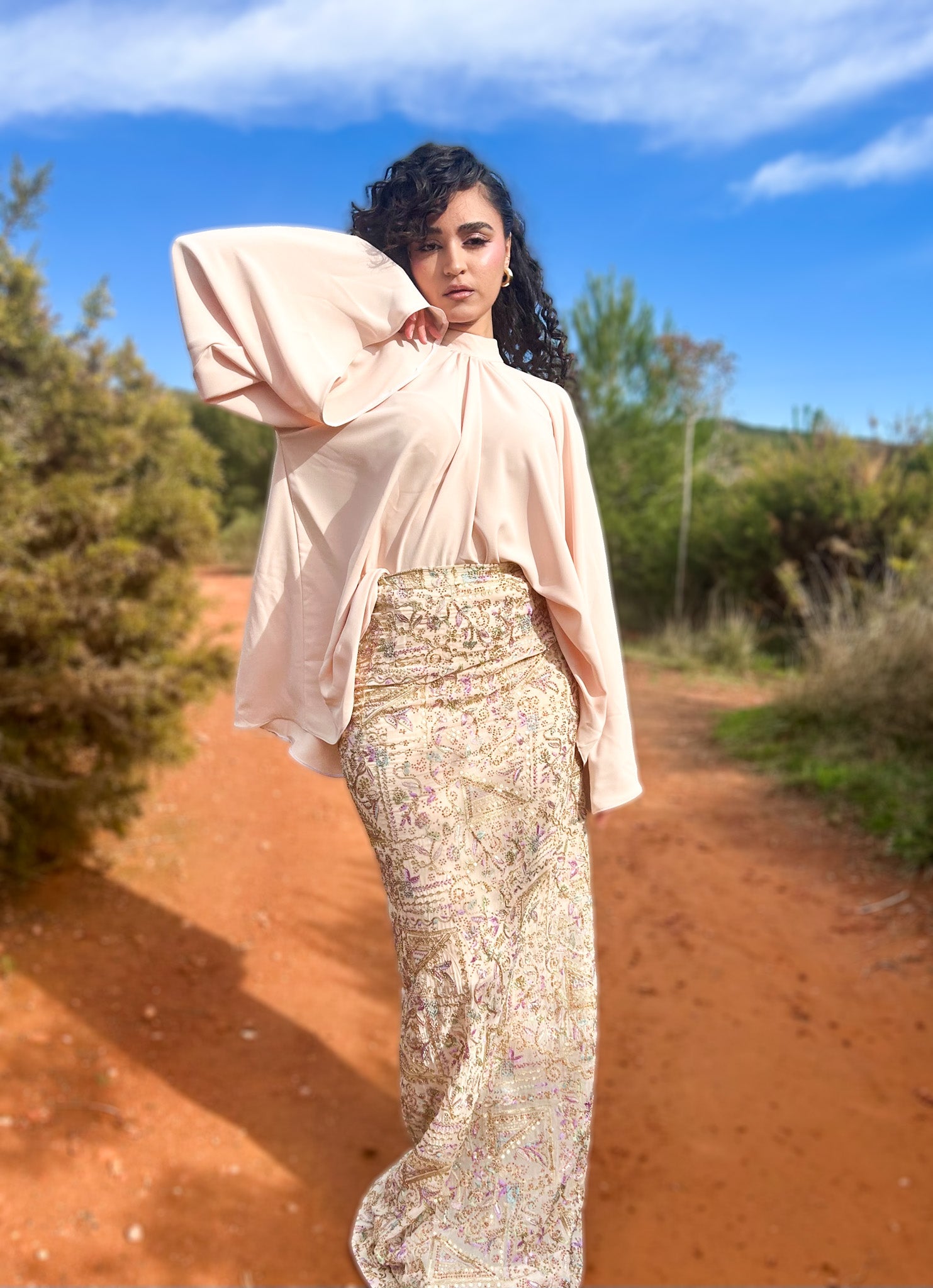 Ensemble Qamar Beige