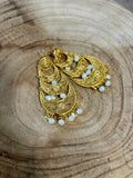 Boucles d'oreilles traditionnelles algériennes blanche