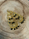 Boucles d'oreilles traditionnelles algériennes noir
