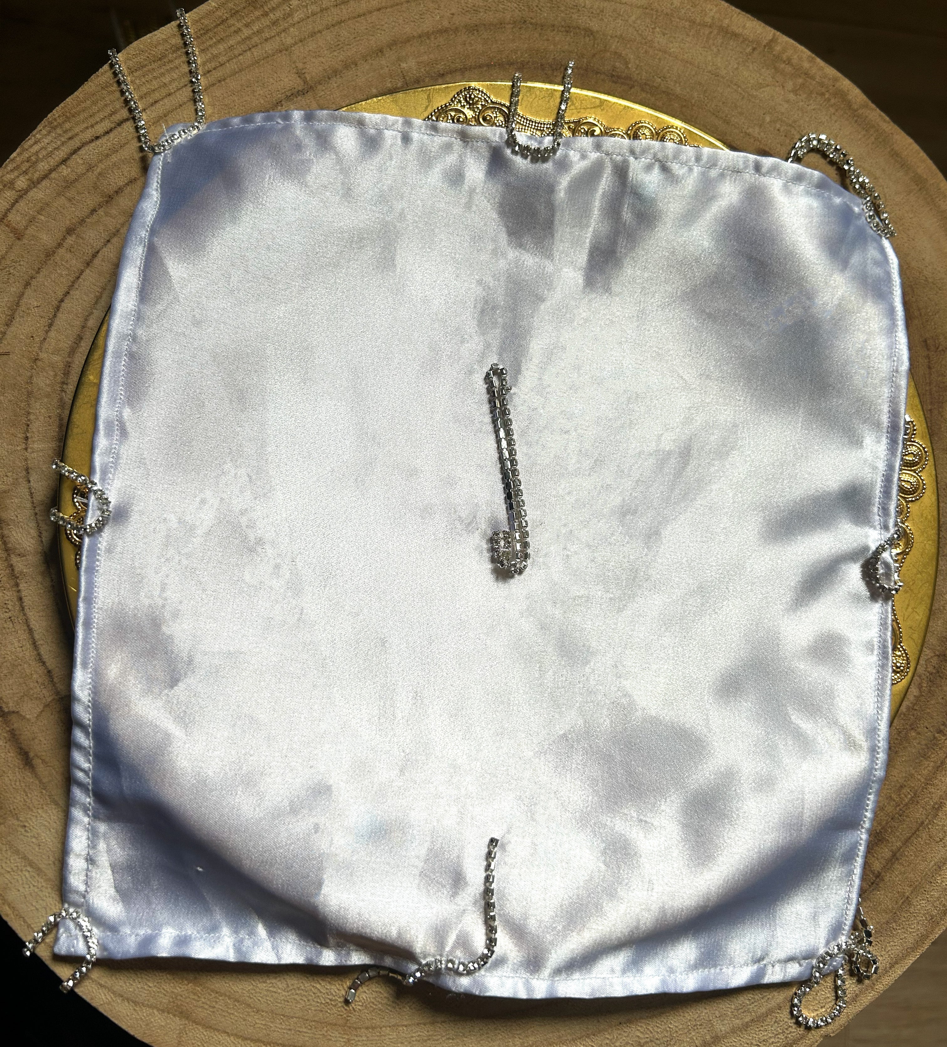 Mendil traditionnel algérois STRASS MAISON ZAYRINE