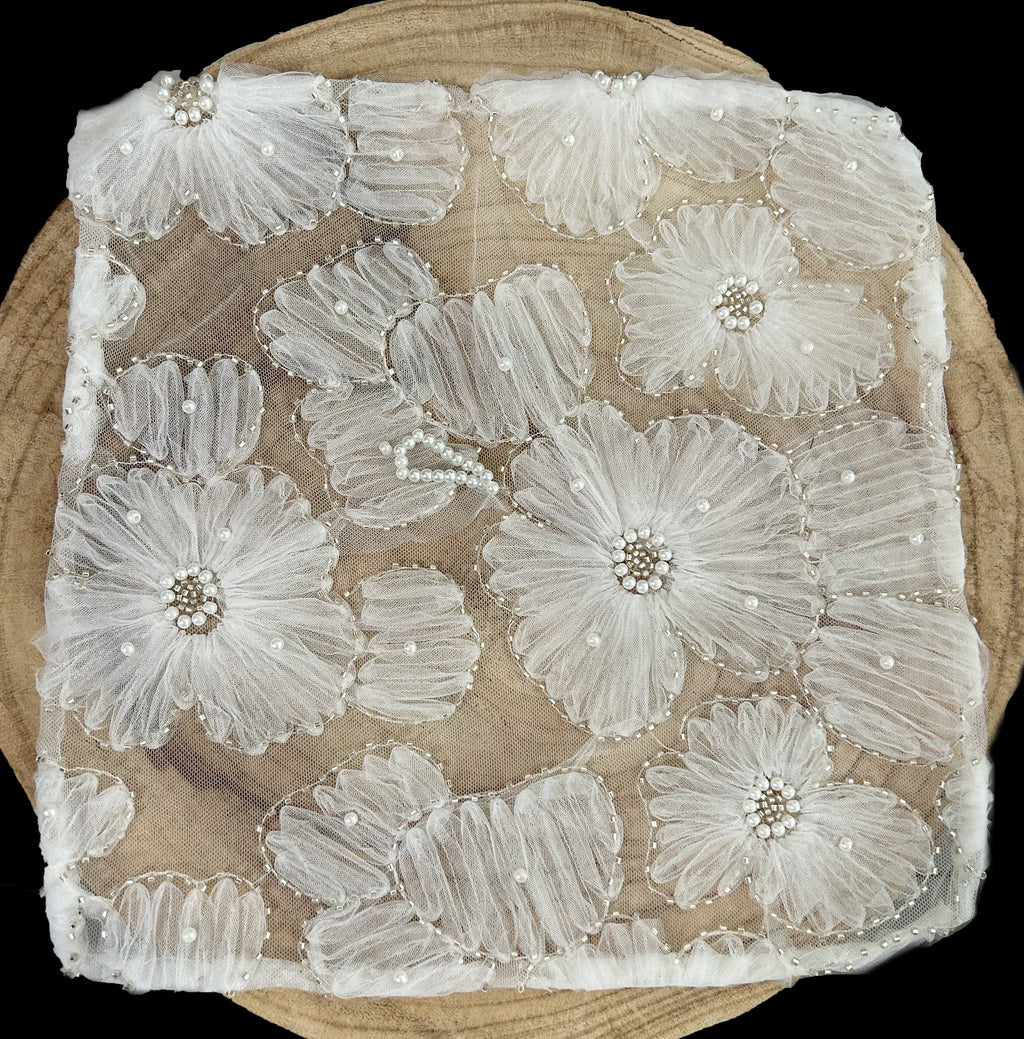 Mendil traditionnel algérois Dentelle MAISON ZAYRINE