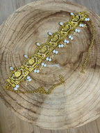 Bijou de tête traditionnel algérien blanc